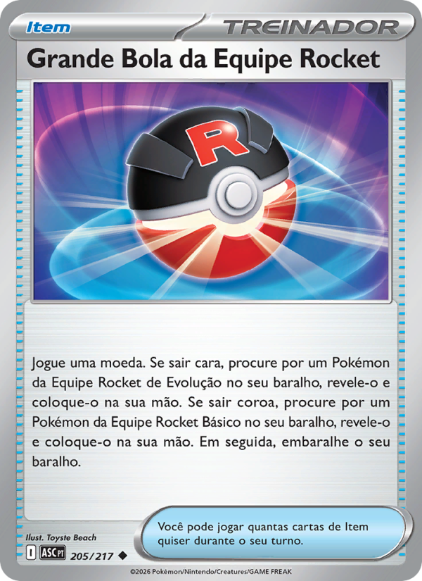 Grande Bola da Equipe Rocket - 205/217