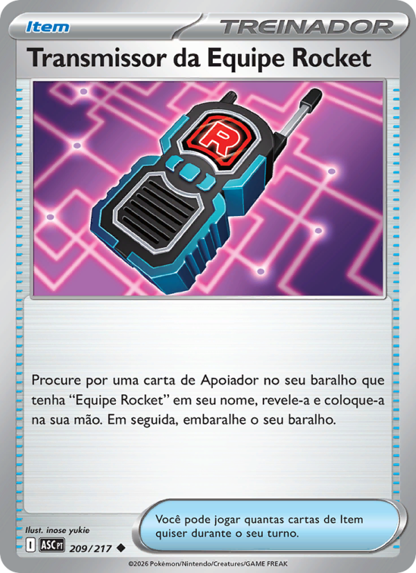 Transmissor da Equipe Rocket - 209/217
